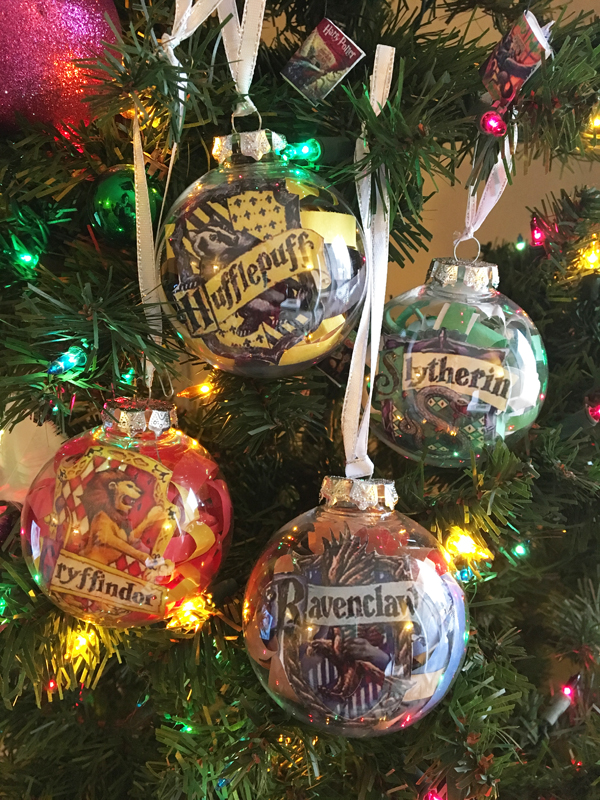 DIY Harry Potter House Ornaments with Printable - A Few Shortcuts