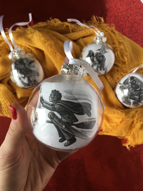 Harry potter chapter ornaments 