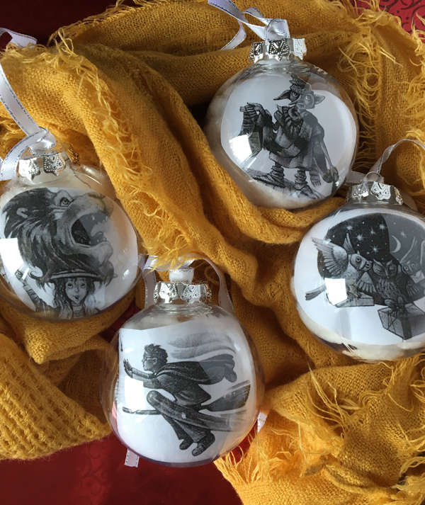 Harry potter chapter ornaments 