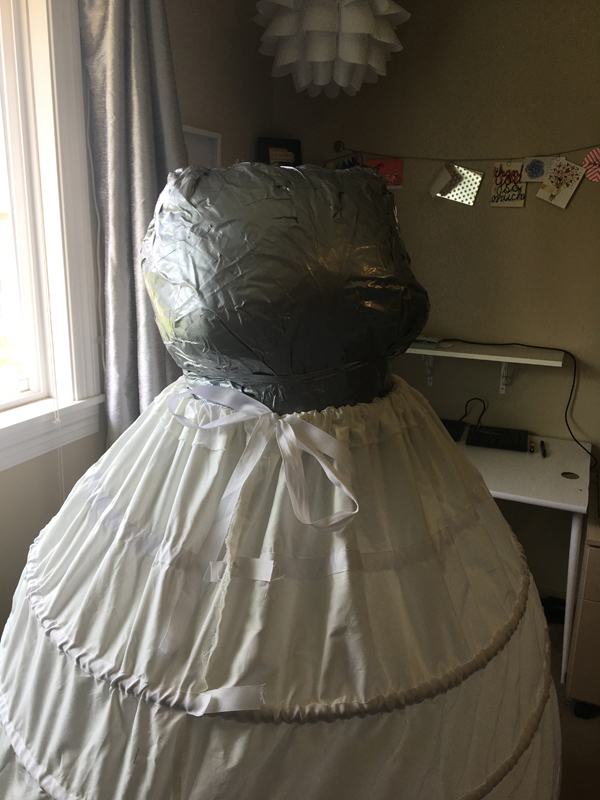 Brown hoop skirt sale