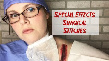 Surgical stitches sfx makeup