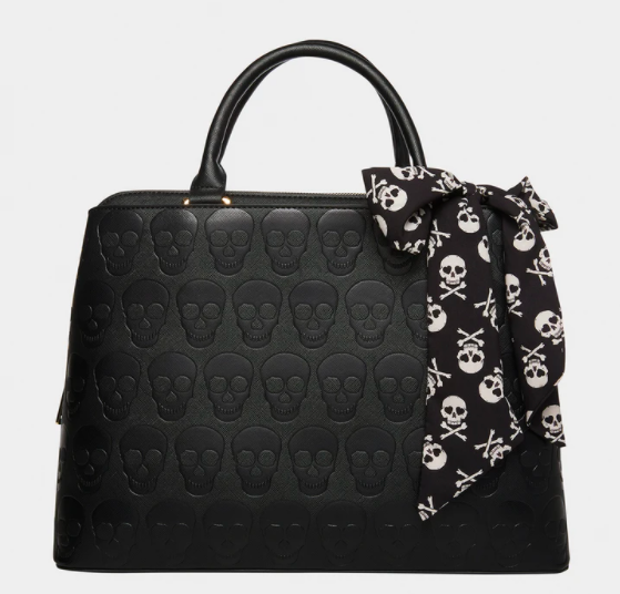 Grave Digger Black Skull Handbag - Killstar | Fantasmagoria.shop